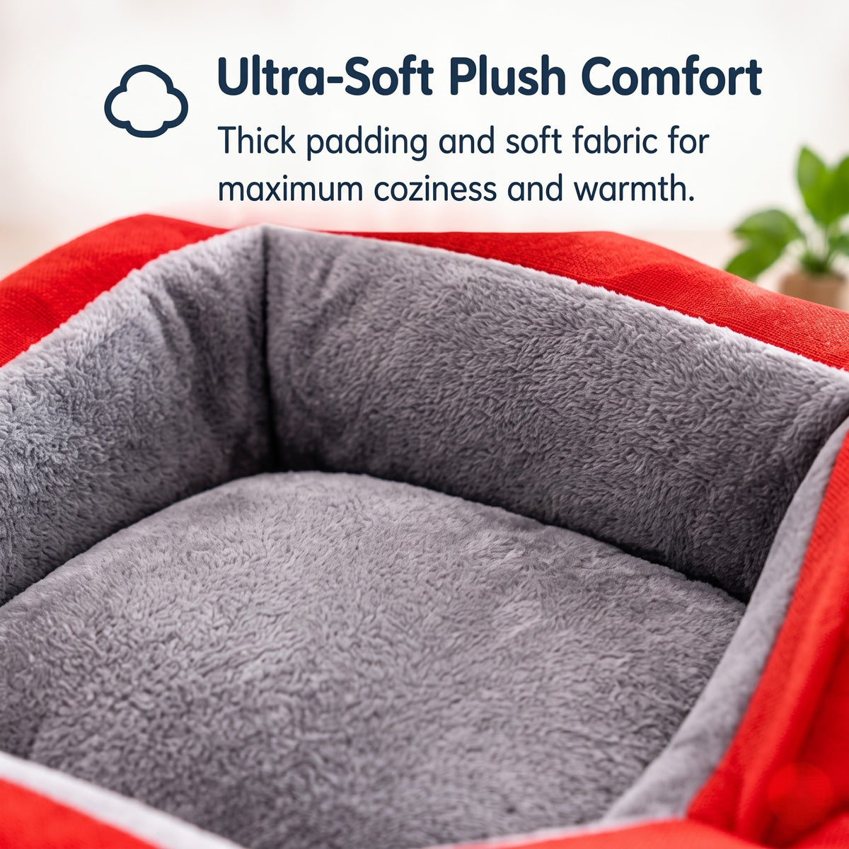 Cruiser Cozy™ Car-Shaped Pet Bed – Ultra-Soft Plush Sofa Bed for Dogs & Cats