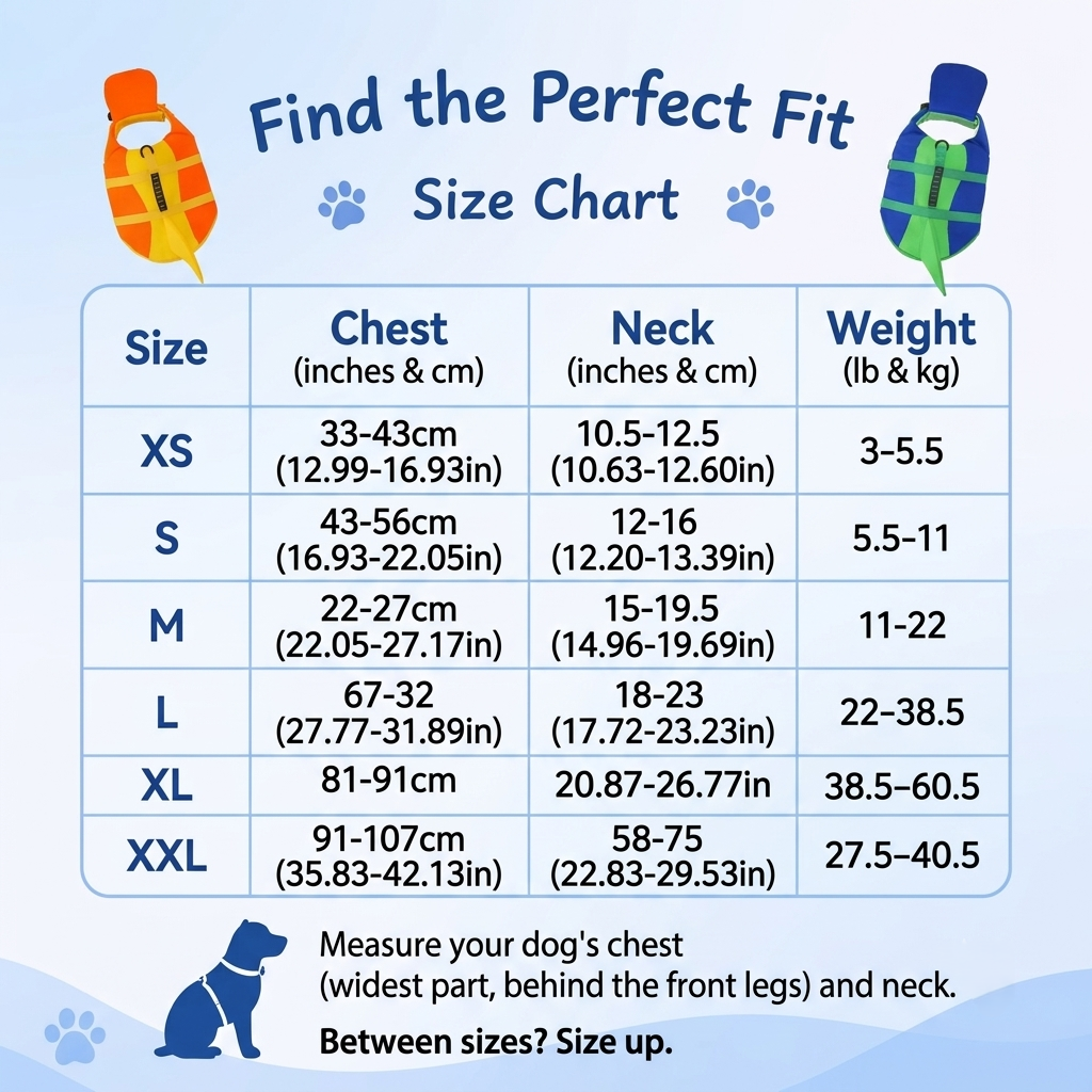 SharkFin™ Dog Life Jacket – High Visibility Pet Swimming Vest with Rescue Handle